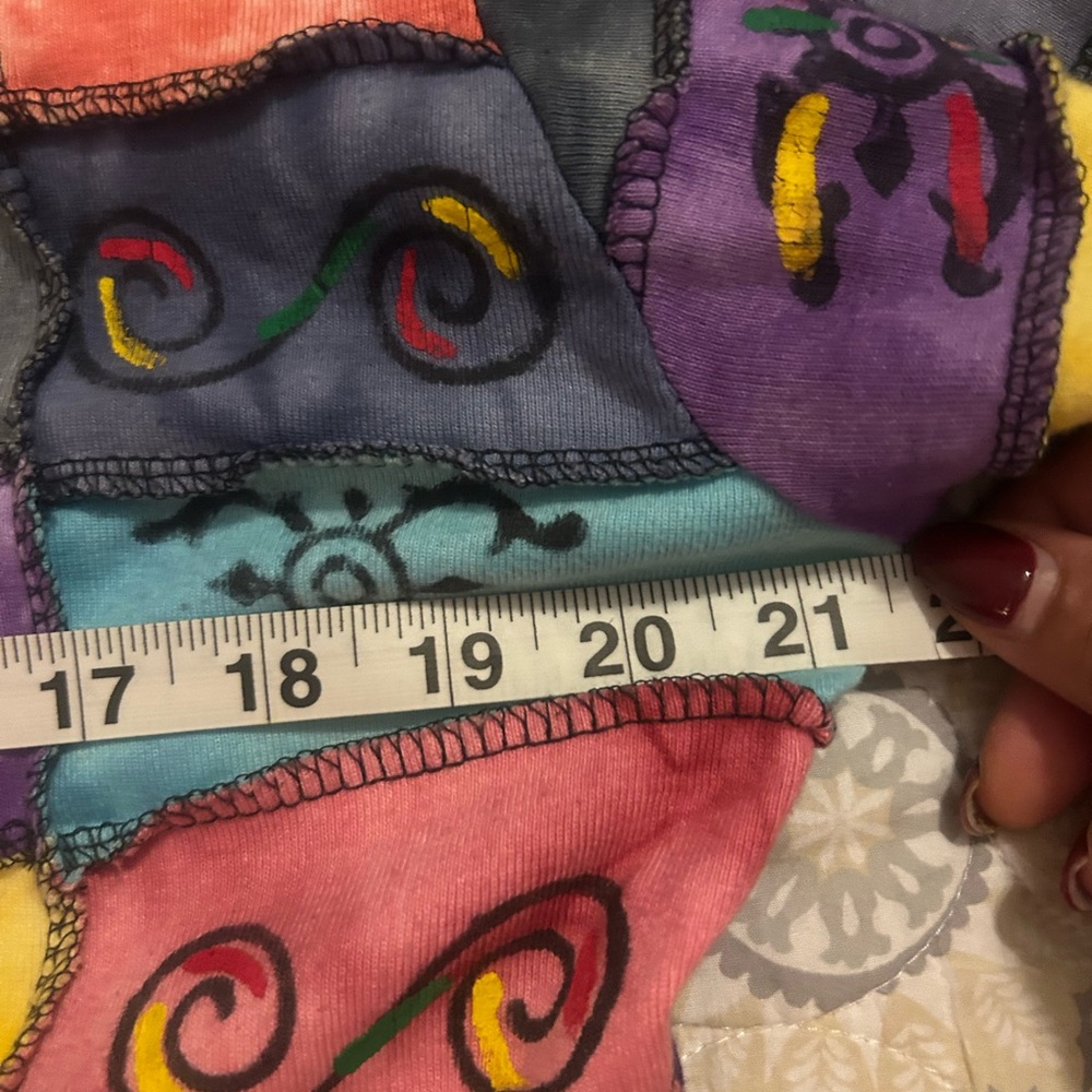 Multicolor Patchwork Boho Hippie Jacket, Hooded C… - image 6